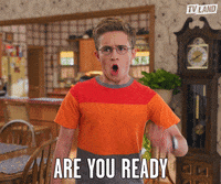 A GIF of an actor saying “are you ready?”